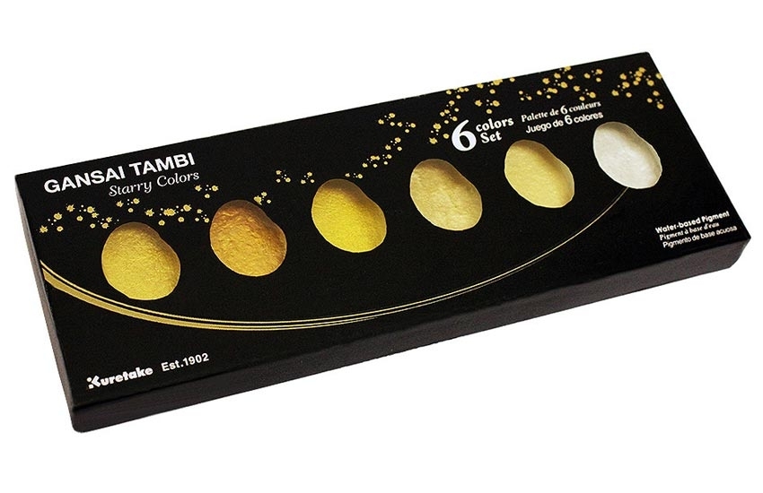 Gansai Tambi starry colors 6 couleurs