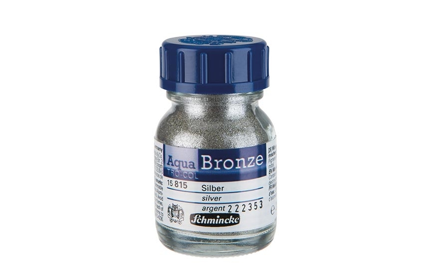 Aqua bronze pigments