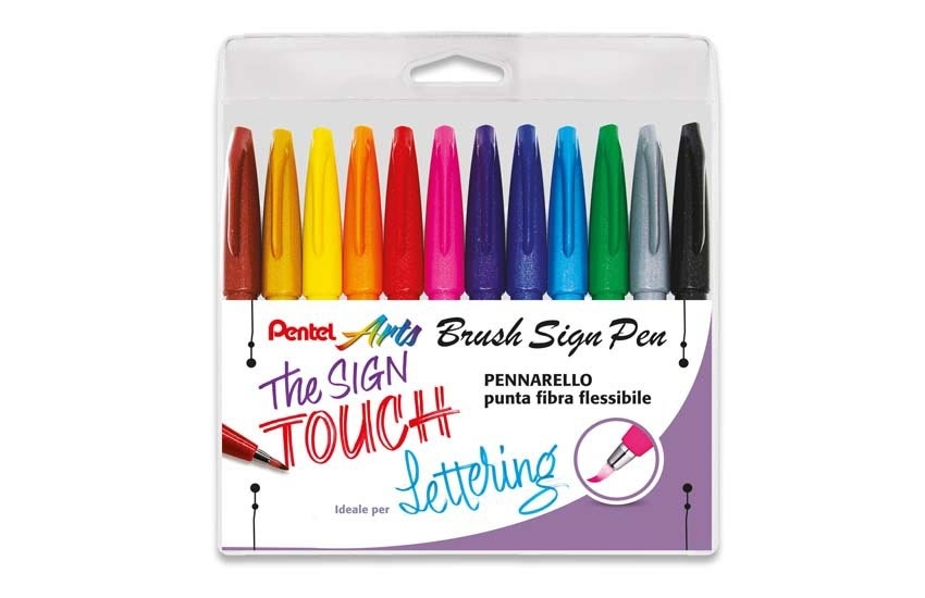 Pentel sign pen touch pochettes