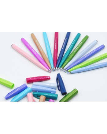 Pentel brush sign pen colori pastello
