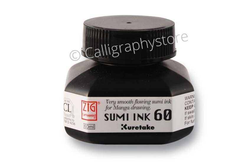 Sumi en bouteille ZIG cartoonist