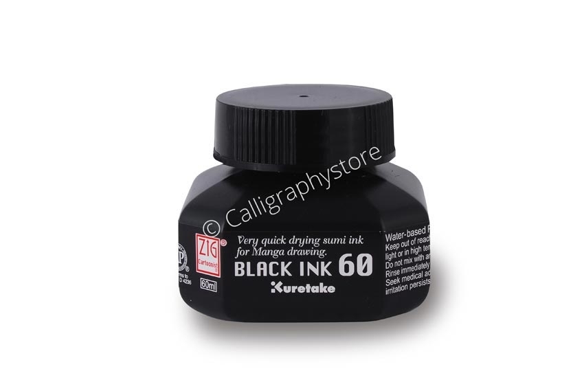 Sumi en bouteille pour manga