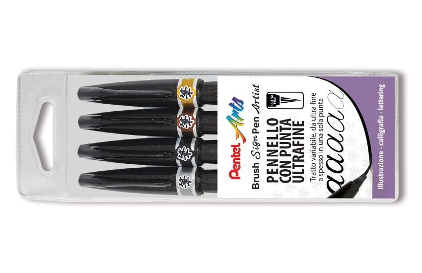 Pentel sign pen Artist wallets
