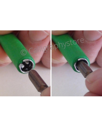 Porte-plumes en bois naturel