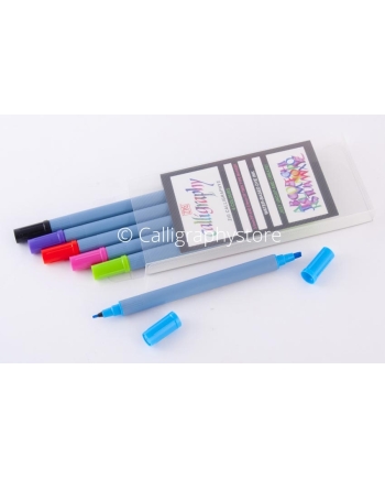 Zig Calligraphy II dual pen wallet