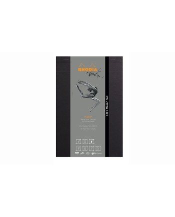 Blocco Rhodia Touch grigio Maya A4