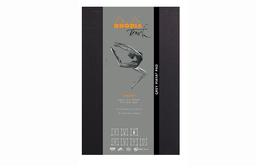 Rhodia Touch Grey Maya A4+
