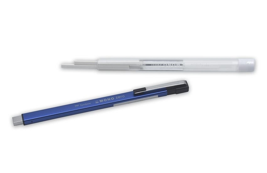 Stylo gomme pointe réctangulaire Tombow Mono Zero
