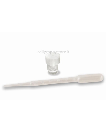 Fiole bouchon à vis avec pipette