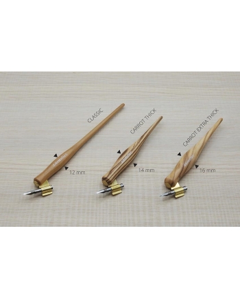 Porte-plume coudé carrot extra thick pour Nikko G