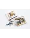 Assortiment de plumes pour anglaise avec accessoires