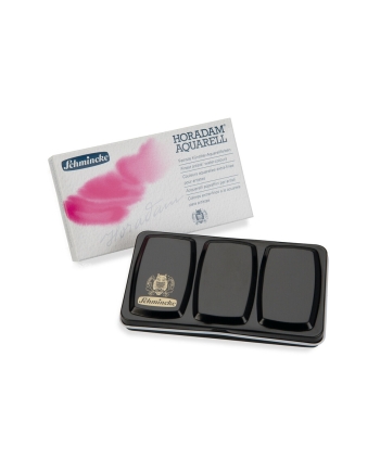 Aquarelles Horadam Schmincke boîte de 12 godets avec pinceau