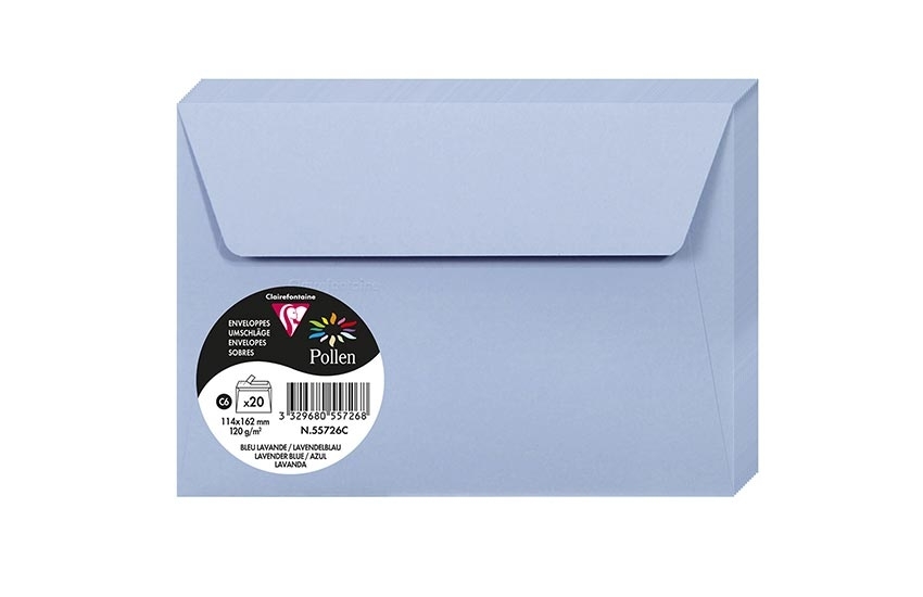 Envelopes and cards Pollen sky blue