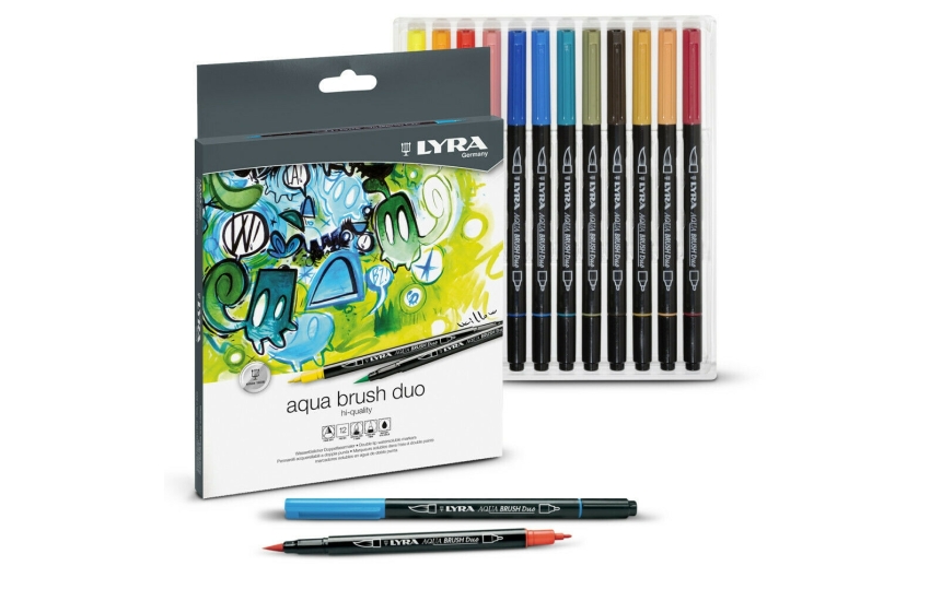 Boite Lyra Aqua brush duo
