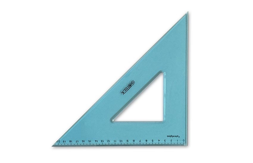 Isoteck squadra in plexiglas