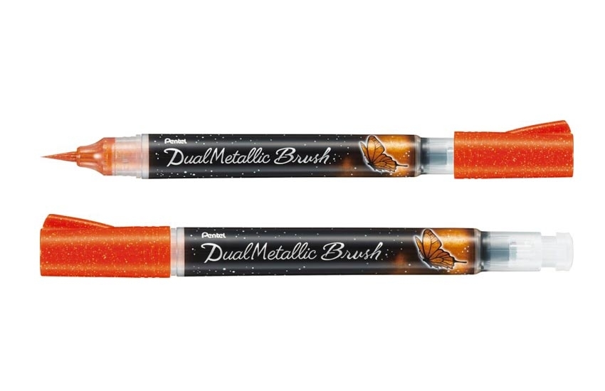 Pentel Dual metallic brush