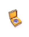 Pâte rouge pour sceaux avec boitier en porcelaine