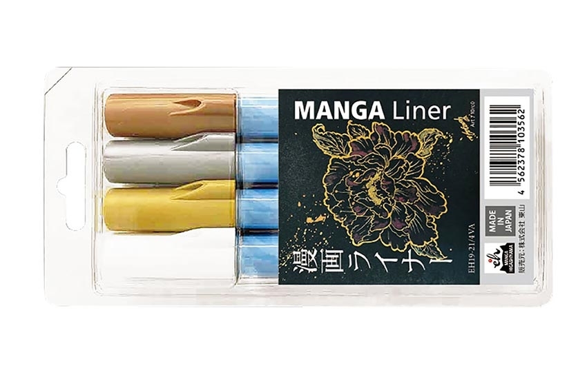 Higashiyama set Manga Liner oro 4 colori