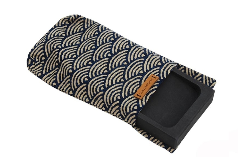 Suzuri ink stone with textile case n.2