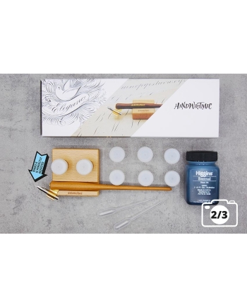 Set Spencerian script avec livre