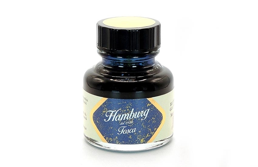 Hamburg ink with golden effect