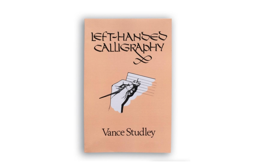 Left-handed calligraphy