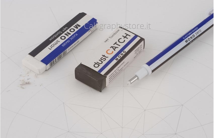 Set of Tombow MONO erasers