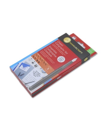 Set stylo plume pointe biseautée Classic pour gauchers (5 pointes)