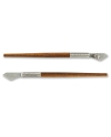 Ruling pen con manico in legno di teak
