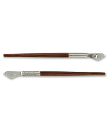 Ruling pen avec manche en bois de palissandre