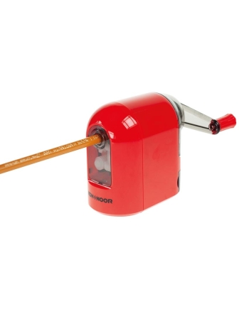 Hand crank pencil sharpener