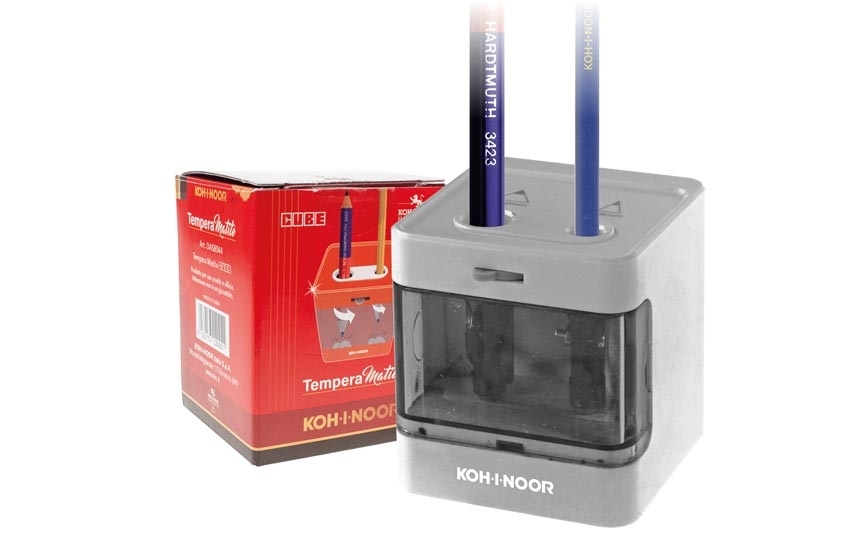 Cube electric pencil sharpener