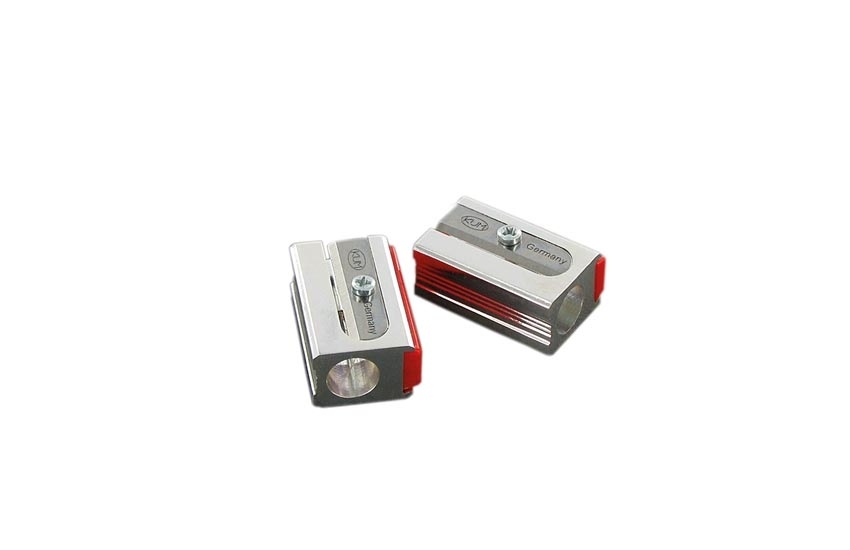 Single hole magnesium pencil sharpener