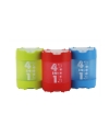 Pencil sharpener with reservoir and 4 holes