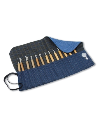 Complete set of Handwritmic Bravo pens with free roll up case