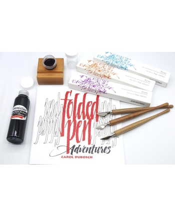 Bravo folded pen kit complete with book