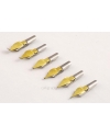 Set of six Speedball B style nibs