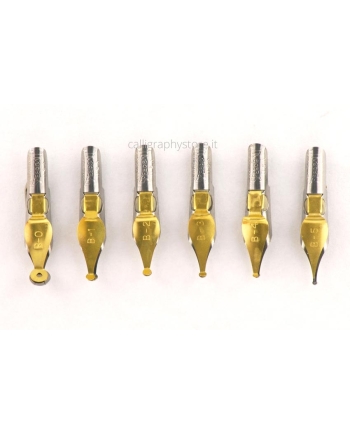 Set di sei pennini Speedball serie B