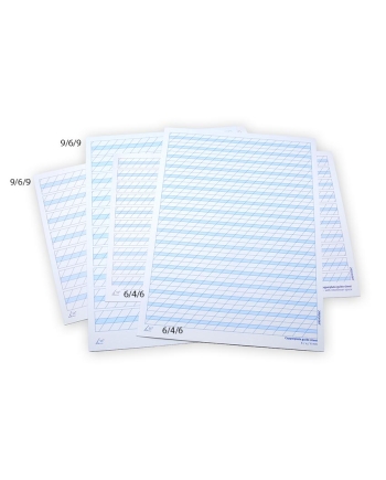4 pages de portées pour l'anglaise