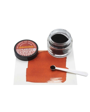 Handwritmic mahogany brown ink powder