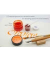 Handwritmic orange ink powder