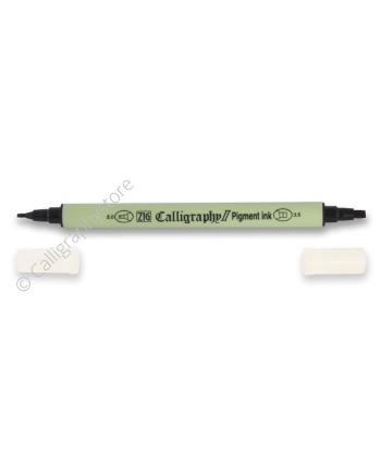 Zig Calligraphy II black dual pen