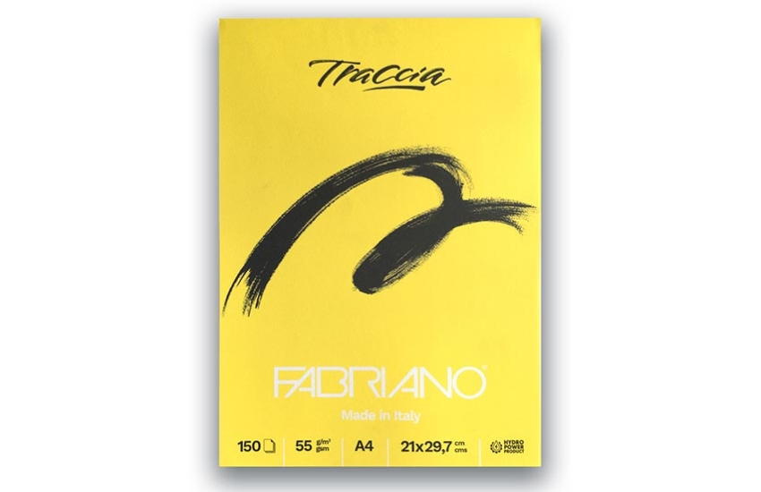 Blocco Fabriano Traccia A4 da 55 g