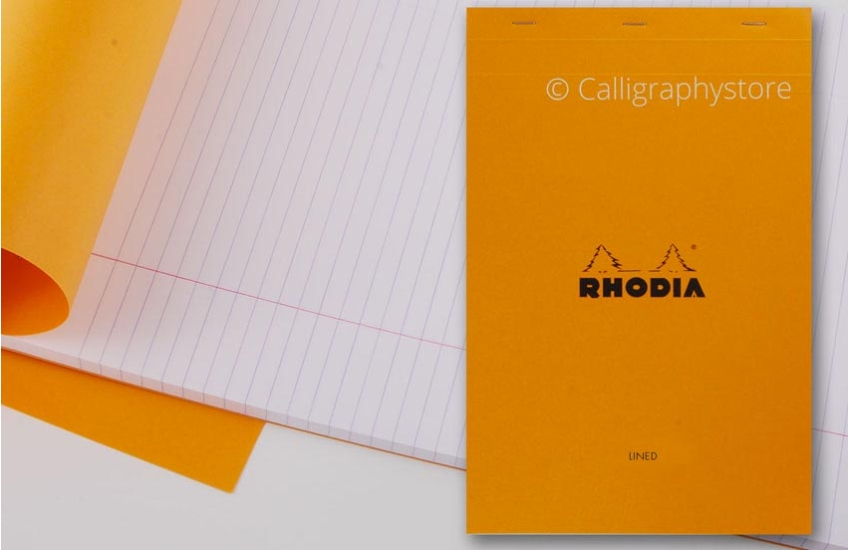 Blocco Rhodia bianco rigato A4+