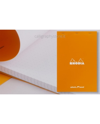 Rhodia dot white paper pad A4+
