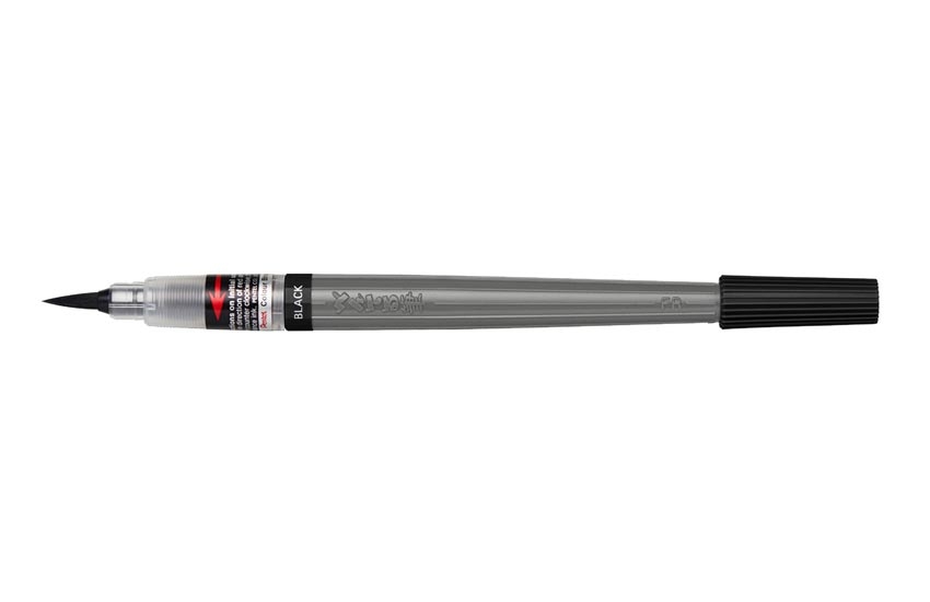 Pentel colour brush noir pigmenté