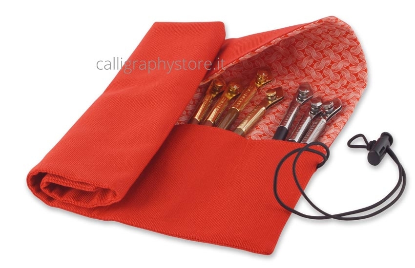 Étui pour calligraphie rouge mod.E