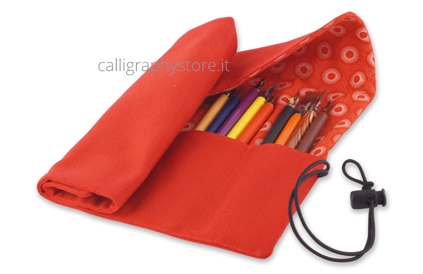 Étui pour calligraphie rouge mod. D