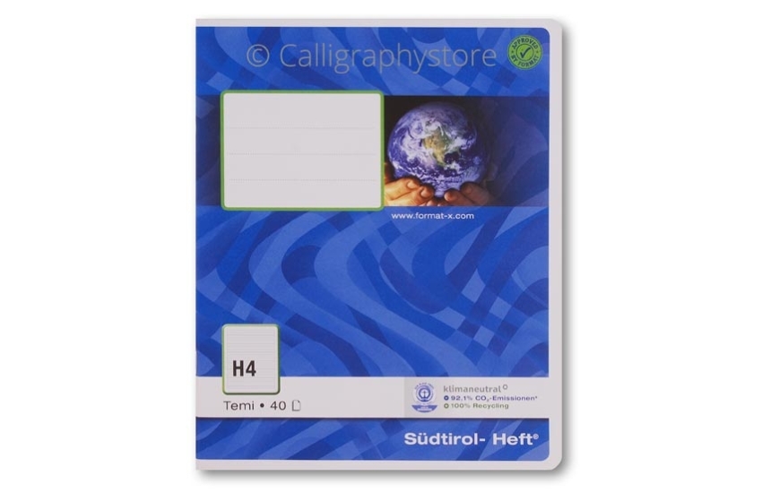 Cahier ligné pour la calligraphie