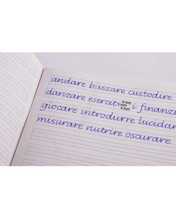 Cahier ligné pour la calligraphie